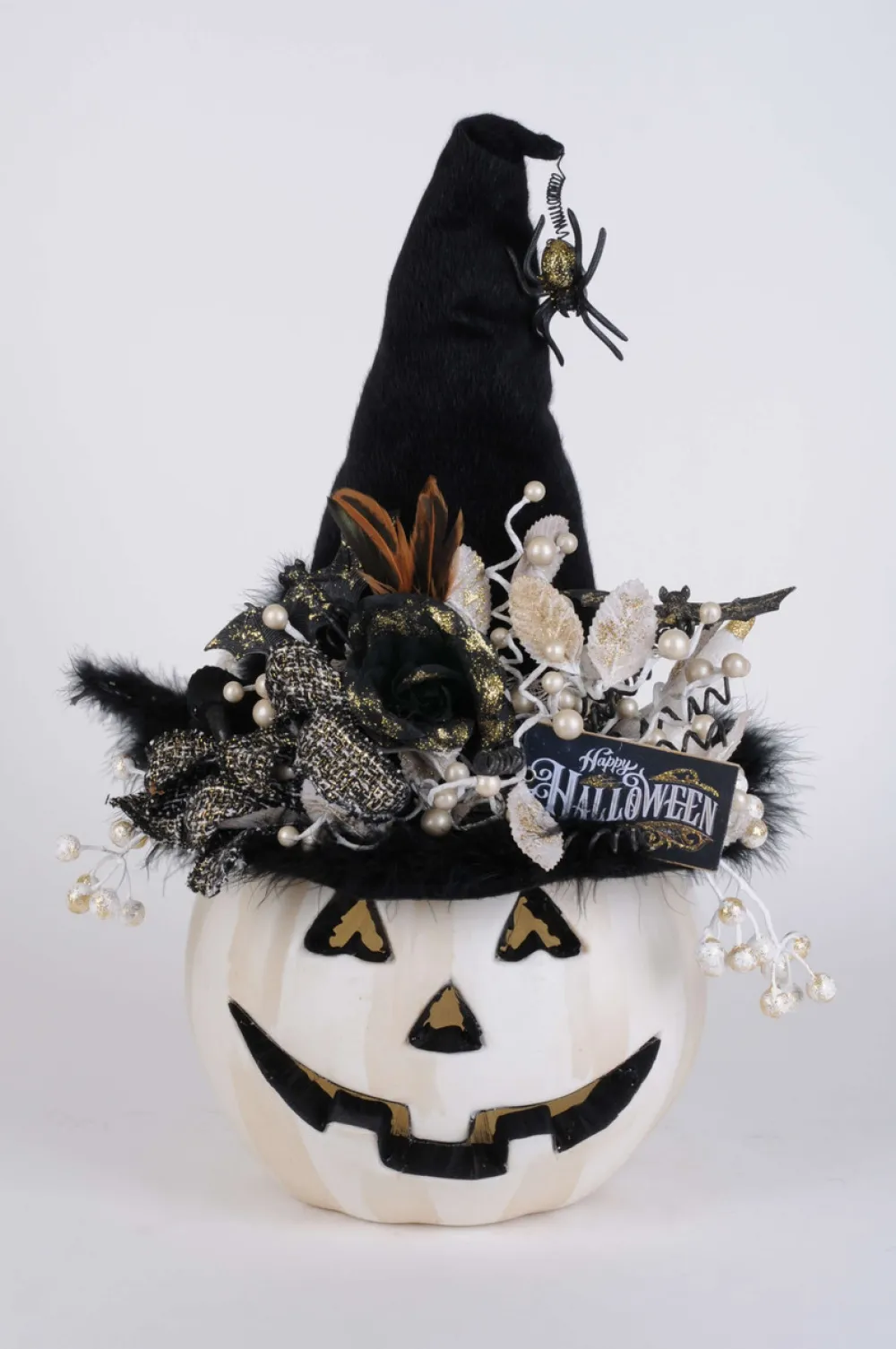 Decorator's Warehouse Karen Didion White Fiber Optic Pumpkin > Halloween|Halloween