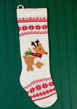 Decorator's Warehouse Knit Fabric Very Merry Stocking > Christmas Textiles|Christmas Decor