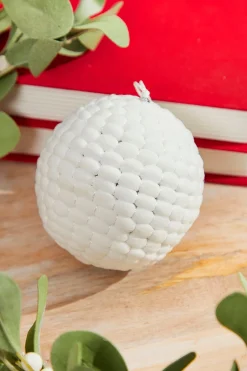 Decorator's Warehouse 4" Knit Pom Pom Ball Ornament > Christmas Ornaments|Believe