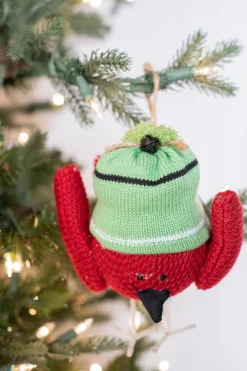 Decorator's Warehouse 8.5" Knit Red Bird Ornament > Sale|Christmas Sale
