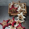 Decorator's Warehouse 3" Knit Star Ornament W/ Box - Set of 12 > Patriotic Decor|Patriotic Decor