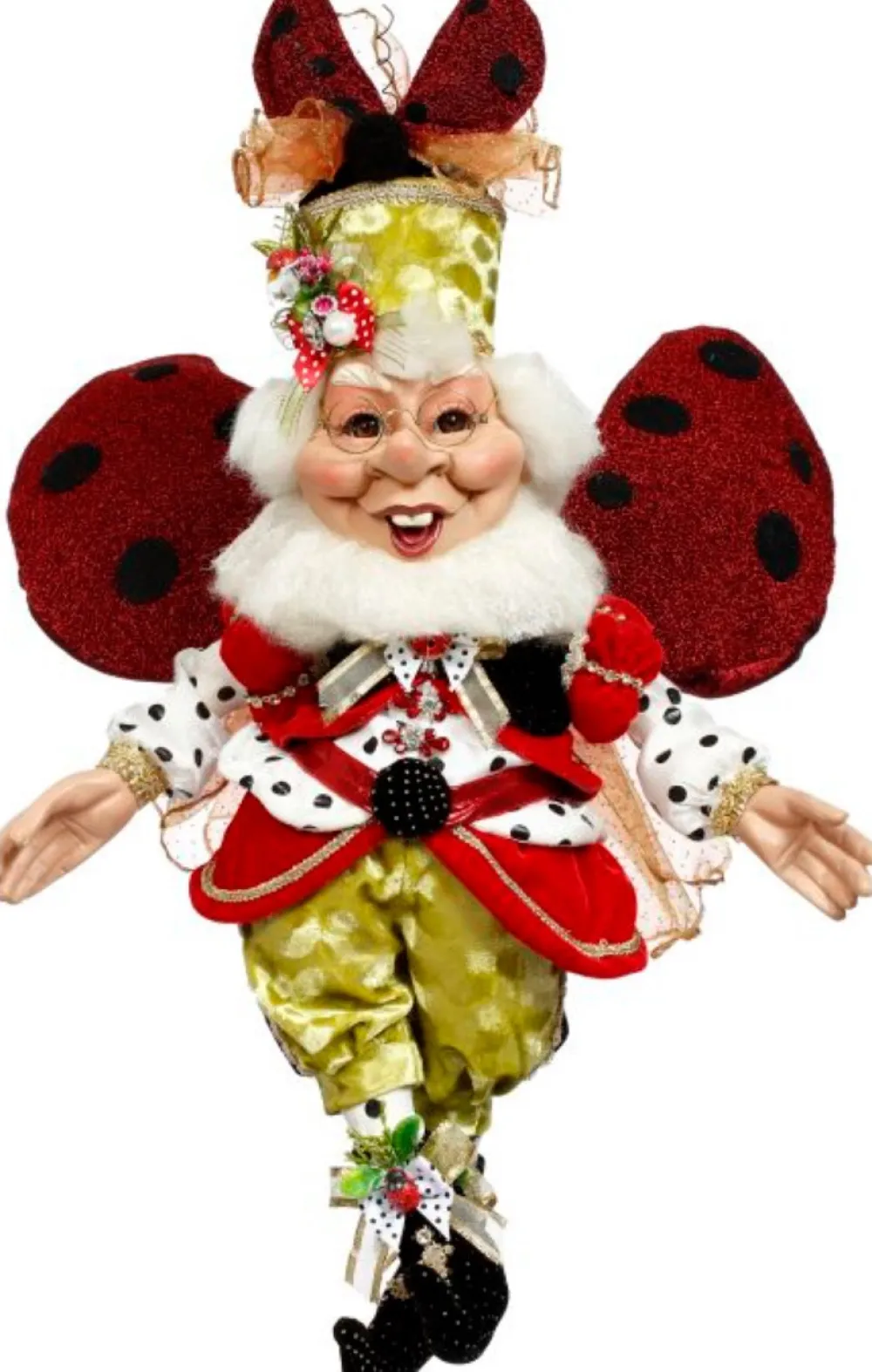 Decorator's Warehouse 19.5" Lady Bug Elf - Mark Roberts > Mark Roberts Spring