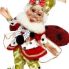 Decorator's Warehouse 13.5" Lady Bug Elf - Mark Roberts > Mark Roberts Spring