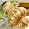 Decorator's Warehouse 6" Large Matte Gold Turban Ornament > Christmas Decor|Christmas Ornaments