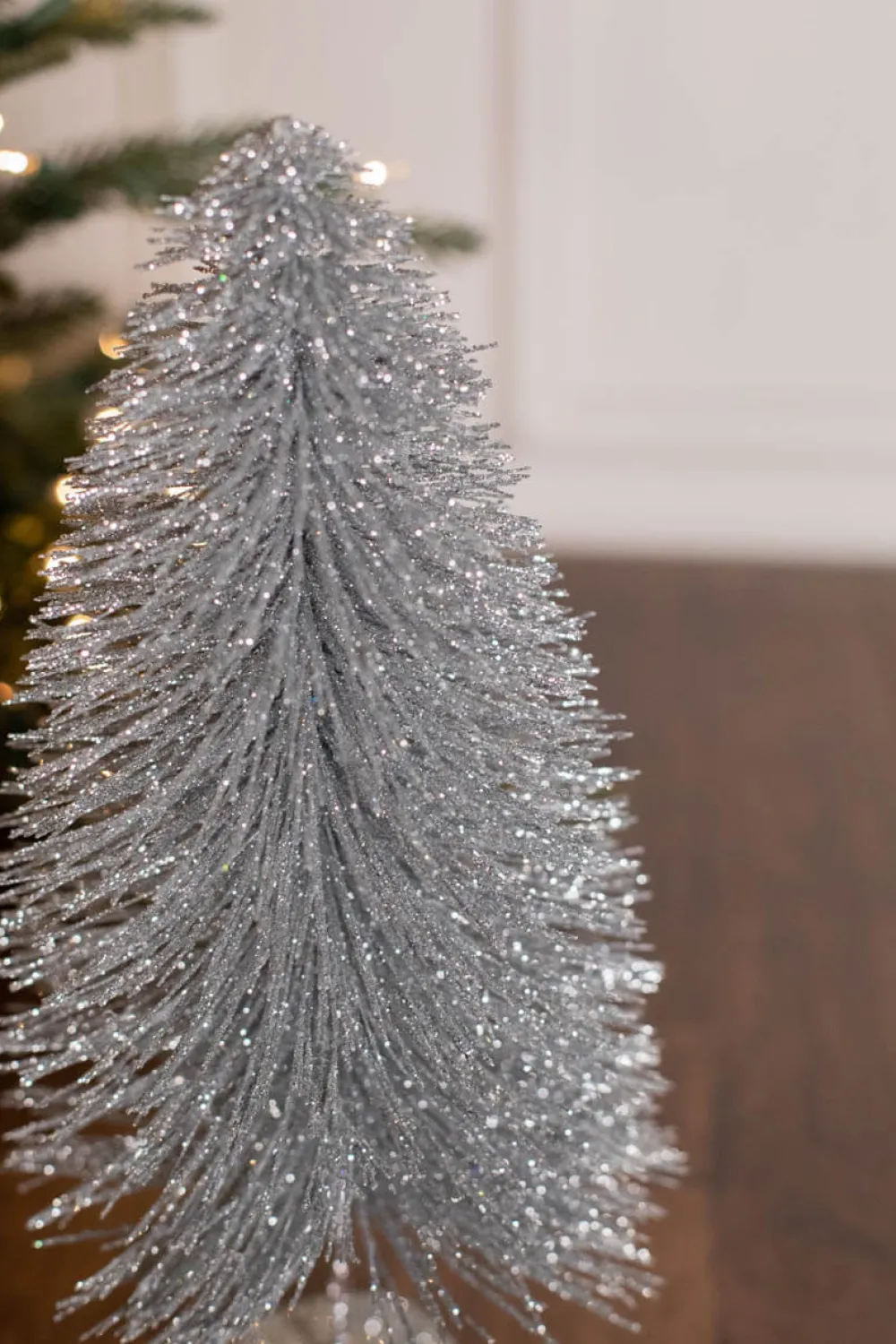 Decorator's Warehouse 15" Large Metallic Bottle Brush Tree > Tabletop & Accent Trees|Christmas Accents
