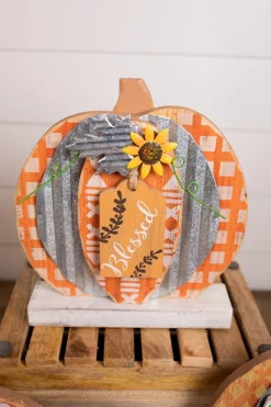 Decorator's Warehouse Layered Pumpkin Decor > Fall Decor|Fall Decor