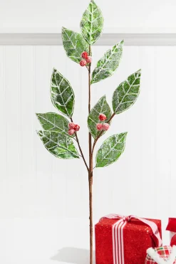 Decorator's Warehouse 29” Leaf Berry Spray > Christmas Sprays|Christmas Decor