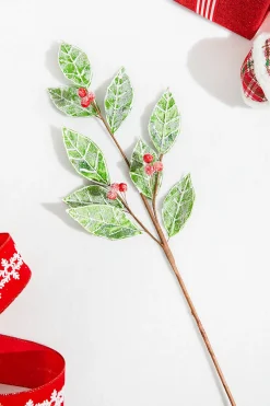 Decorator's Warehouse 29” Leaf Berry Spray > Christmas Sprays|Christmas Decor