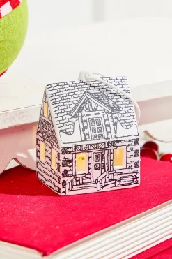 Decorator's Warehouse 3" LED Ceramic House Ornament > Christmas Ornaments|Storyville