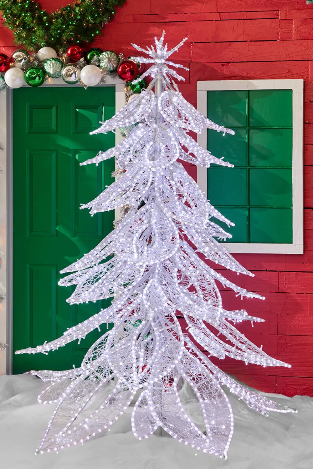 Decorator's Warehouse 7.5' LED Christmas Tree - Warm/Cool White > Christmas Decor|Outdoor Lighting
