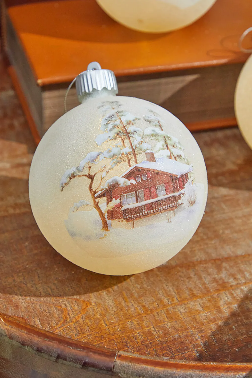 Decorator's Warehouse 4” LED Glass Cabin Ornament > Christmas Sale|Christmas Decor
