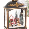 Decorator's Warehouse 17.5" LED Lantern with Santa and Animals > Cardinal|Christmas Accents