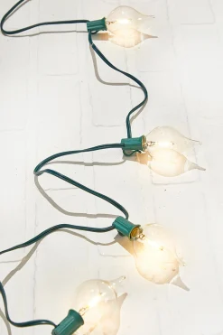 Decorator's Warehouse 128" LED Retro Kismet Light Strand X8 - Clear > Vintage Christmas Lights|Indoor Lighting