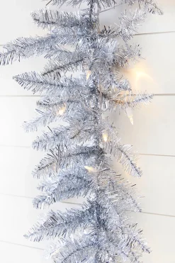 Decorator's Warehouse 6' LED Silverado Garland - Clear > Christmas Decor|Outdoor Lighting