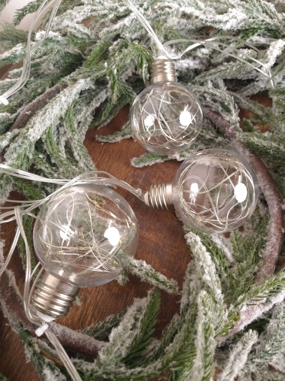 Decorator's Warehouse LED String Lights with Clear Balls - 3" Orbs > Indoor Lighting|Christmas Decor