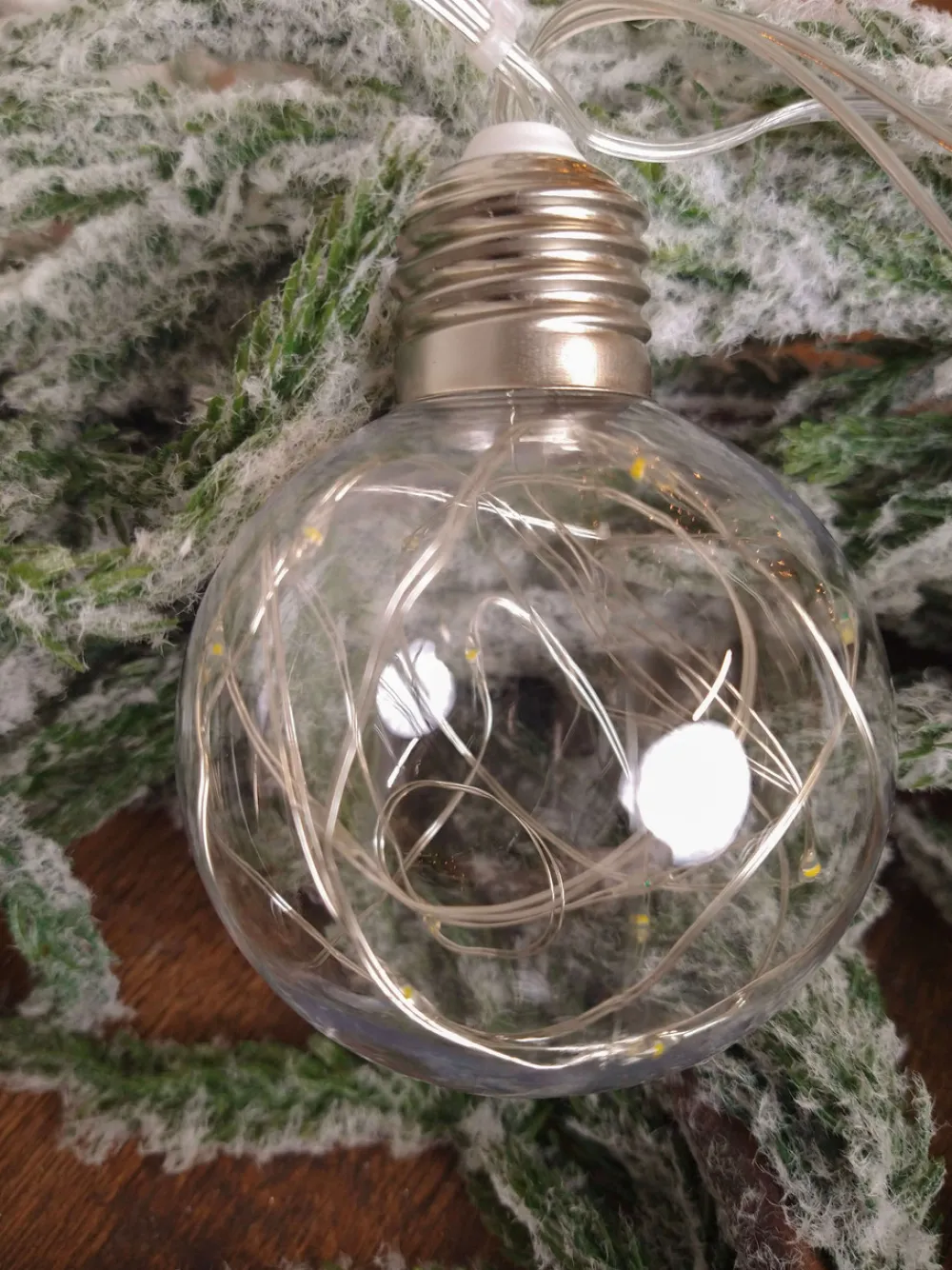 Decorator's Warehouse LED String Lights with Clear Balls - 3" Orbs > Indoor Lighting|Christmas Decor