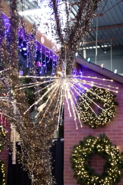 Decorator's Warehouse LED Umbrella Display - 320L > Tree Toppers|Vintage Christmas Lights