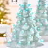Decorator's Warehouse 11.5" Light Blue Ceramic LED Tree > Tabletop & Accent Trees|Retro Brites
