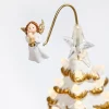 Decorator's Warehouse 10" Lighted Ceramic Christmas Tree With Rotating Angel > Vintage Christmas Lights|Tabletop & Accent Trees