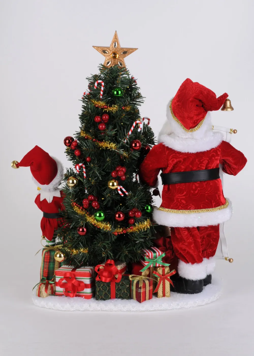 Decorator's Warehouse Lighted Christmas Presents Santa > Karen Didion