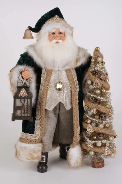 Decorator's Warehouse Lighted Emerald Woods Santa > Karen Didion