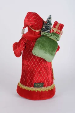 Decorator's Warehouse Lighted Holly Jolly Santa > Karen Didion