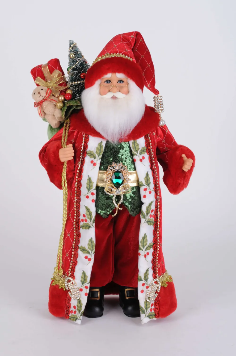 Decorator's Warehouse Lighted Holly Jolly Santa > Karen Didion