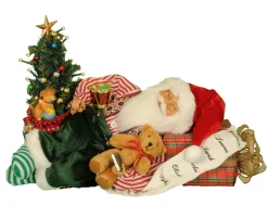 Decorator's Warehouse Lighted Napping Santa > Karen Didion
