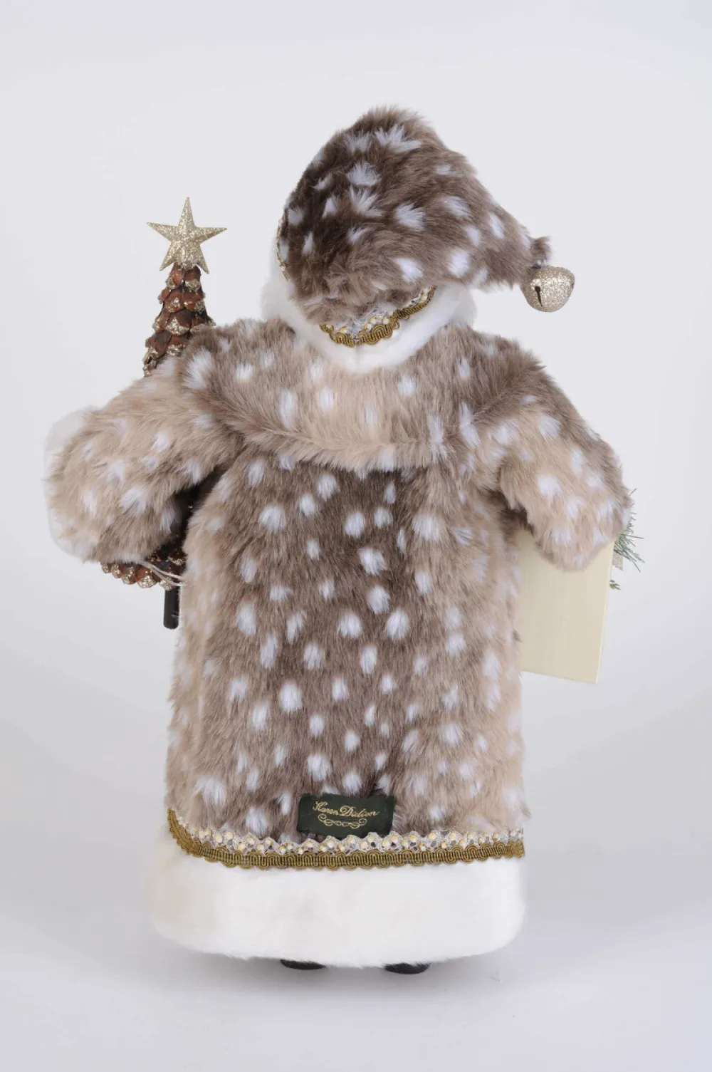 Decorator's Warehouse Lighted Natural Fawn Santa > Karen Didion