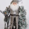 Decorator's Warehouse Lighted Snow Covered Wilderness Santa > Karen Didion
