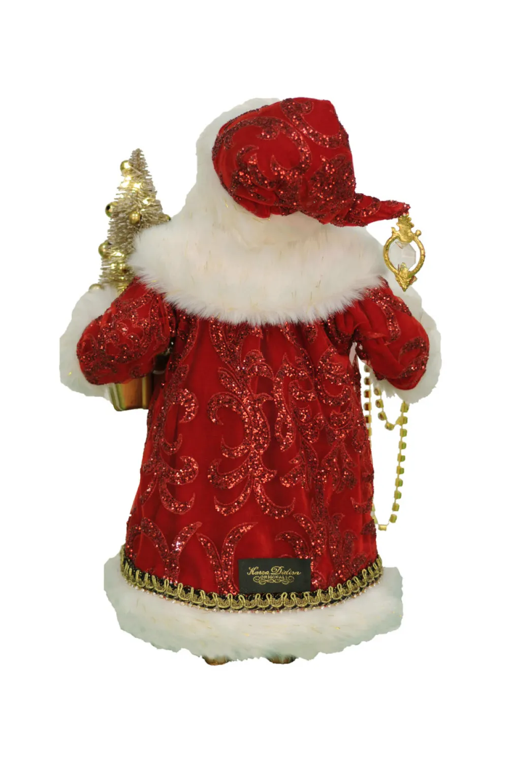 Decorator's Warehouse Lighted Traditional Elegance Santa > Karen Didion
