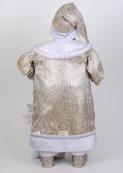 Decorator's Warehouse Lighted White Elegance Santa > Karen Didion