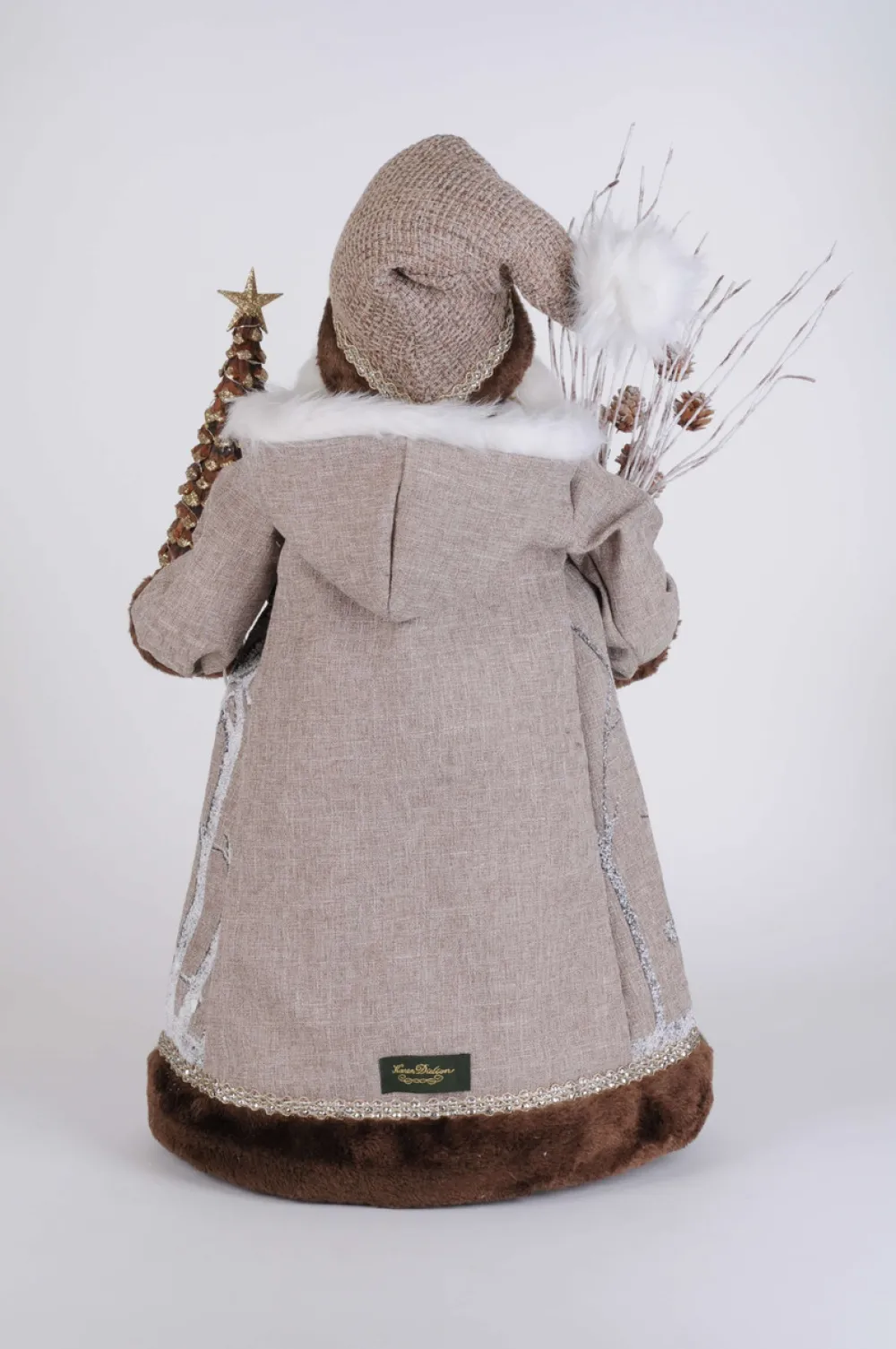Decorator's Warehouse Lighted Winter Woods Santa > Karen Didion