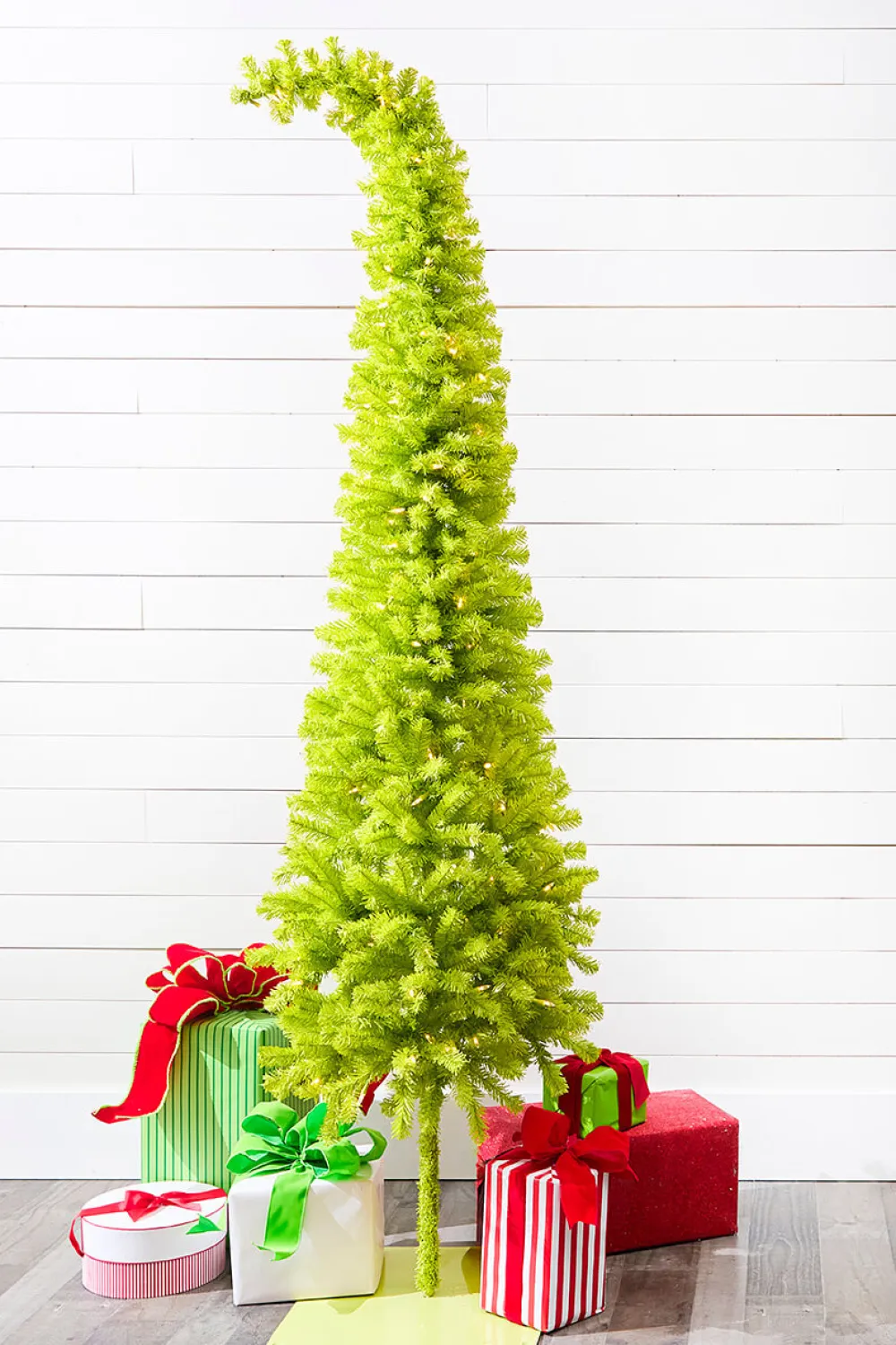 Decorator's Warehouse 7' Lime Green Whimsical Tree with LED Lights > Storyville Trees|Christmas Sale