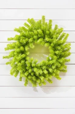 Decorator's Warehouse 30" Lime Green Wreath > Christmas Decor|Outdoor Lighting