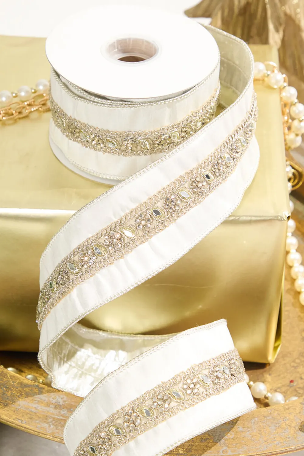 Decorator's Warehouse Luxe Noel Ribbon Mini Bundle > Christmas Decor|Christmas Ribbon