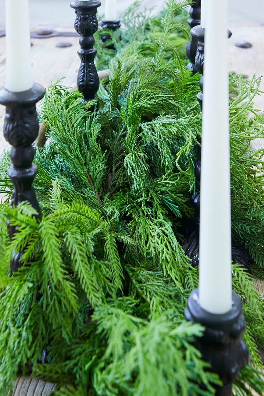Decorator's Warehouse 72” Luxury Cyprus Norfolk Swag > Real Touch Garlands|Cardinal