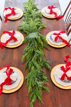 Decorator's Warehouse 72” Luxury Cyprus Norfolk Swag > Real Touch Garlands|Cardinal