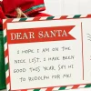 Decorator's Warehouse 12.5"L x 6"H Dear Santa Postcard Sign > North Pole Party|Christmas Decor