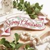 Decorator's Warehouse 15"L x 6.25"H Glitter Christmas Banner > Believe|Christmas Decor
