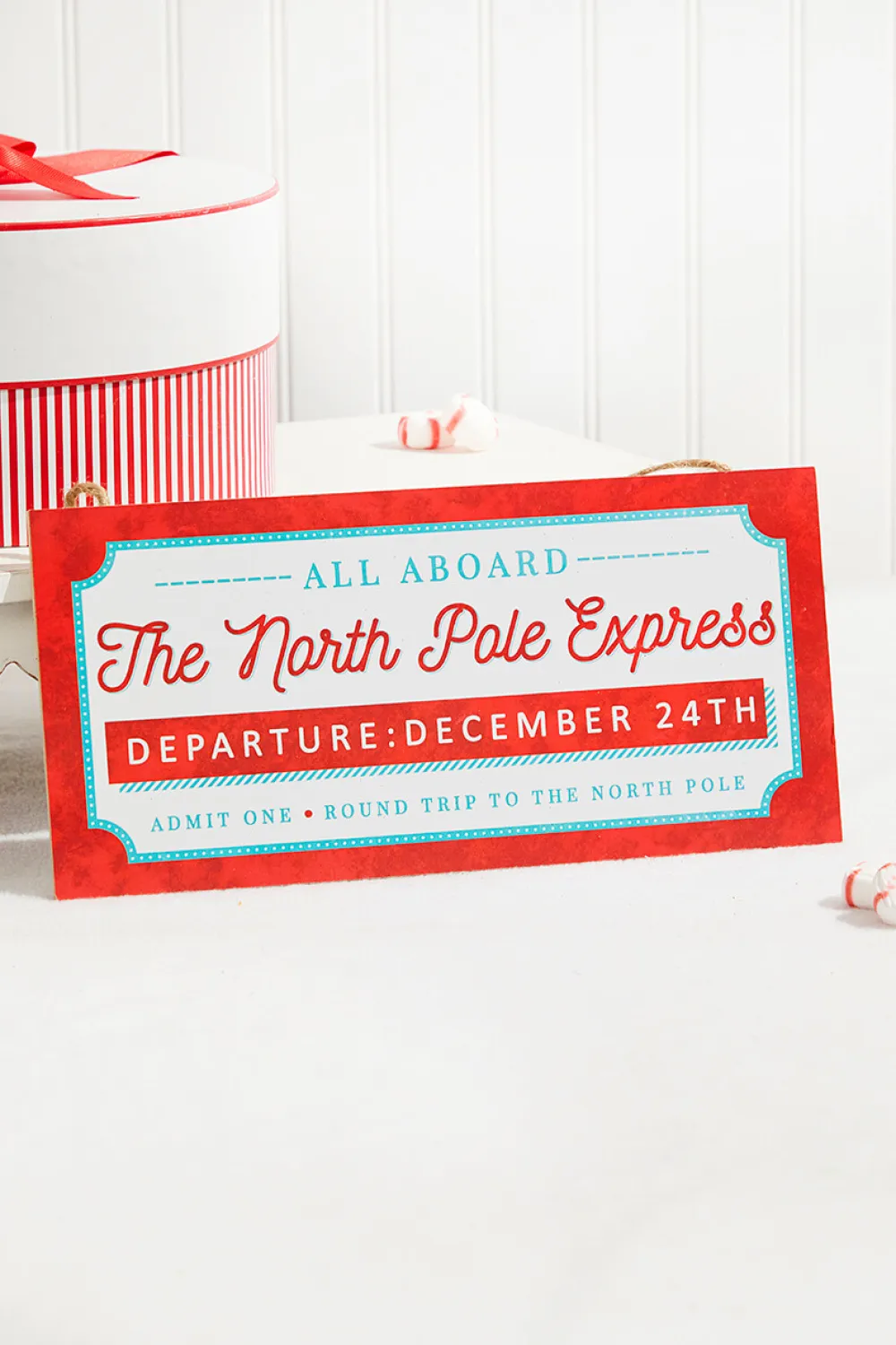 Decorator's Warehouse 12.5"L x 6"H The North Pole Express > North Pole Party|Christmas Decor