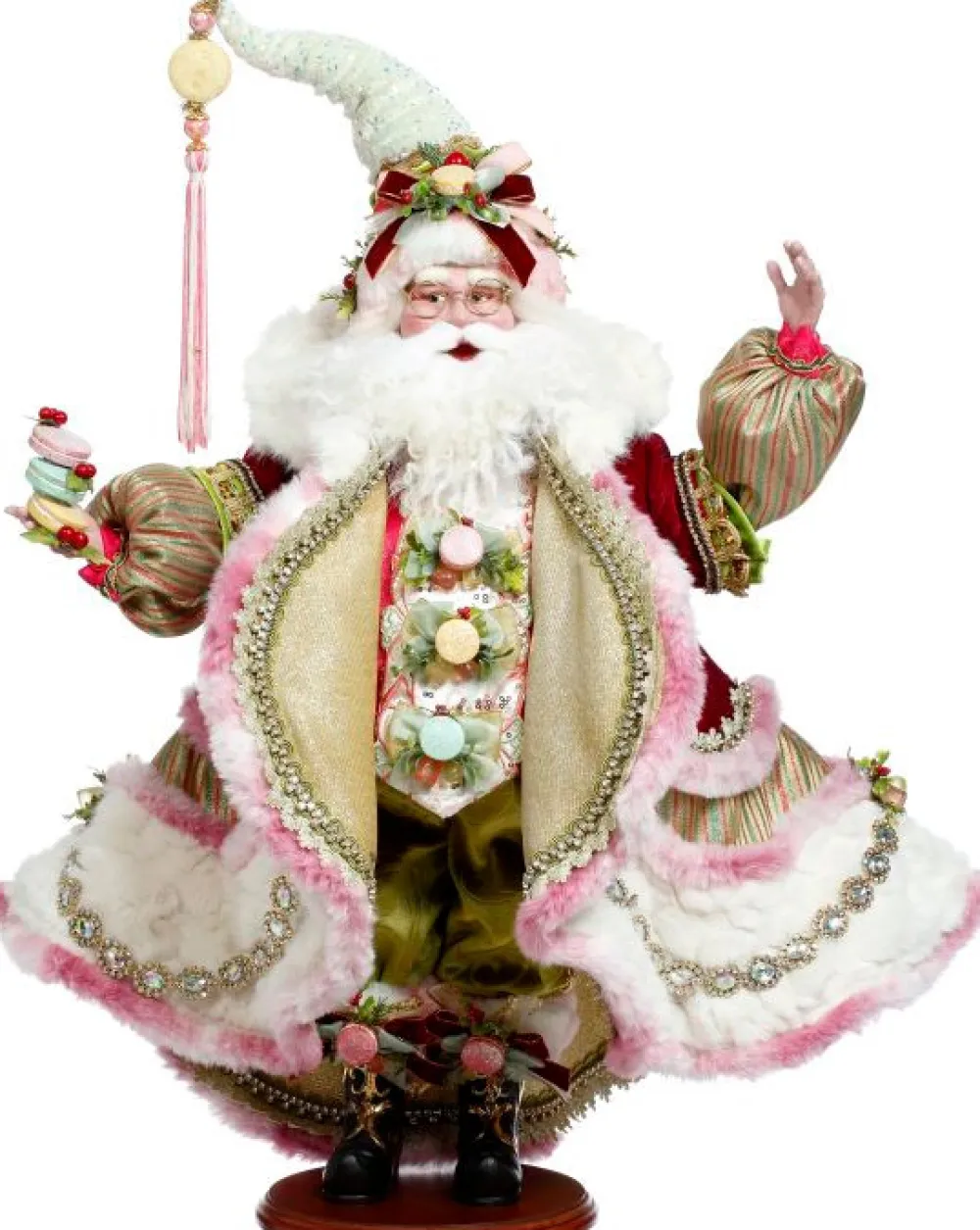 Decorator's Warehouse 25" Macaron Santa - Mark Roberts > Mark Roberts