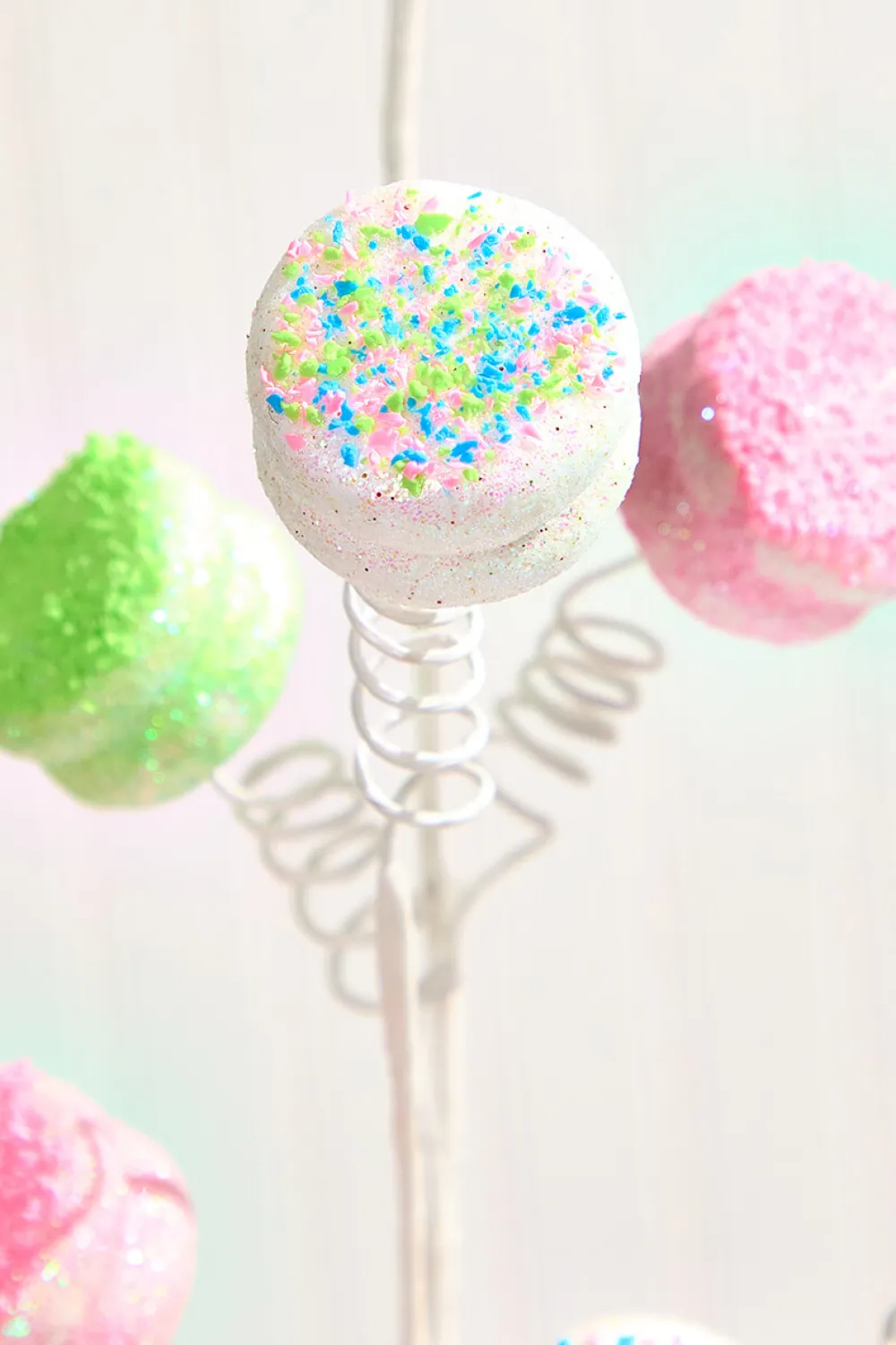 Decorator's Warehouse 26" Macaron Spray > Santa'S Sweet Shoppe|Christmas Sprays