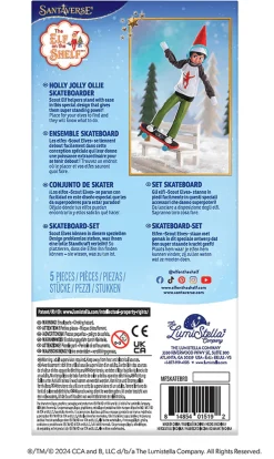 Decorator's Warehouse MagiFreez® Holly Jolly Ollie Skateboard Set > Elf On The Shelf|Christmas Decor