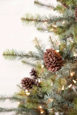 Decorator's Warehouse 7.5' Mammoth Pine Christmas Tree with 900 Lights > Green|Christmas Trees
