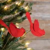 Decorator's Warehouse 20” MDF Cardinal Spray > Cardinal|Christmas Sprays