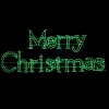 Decorator's Warehouse 24" Merry Christmas RGBWW, 18' > Outdoor Lighting|Lit Signs