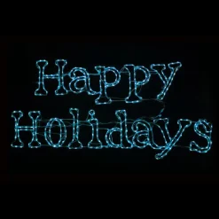 Decorator's Warehouse 24" Merry Christmas RGBWW, 18' > Outdoor Lighting|Lit Signs