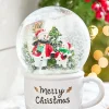 Decorator's Warehouse 7" Merry Christmas Snowman Globe > Christmas Decor|Farmhouse