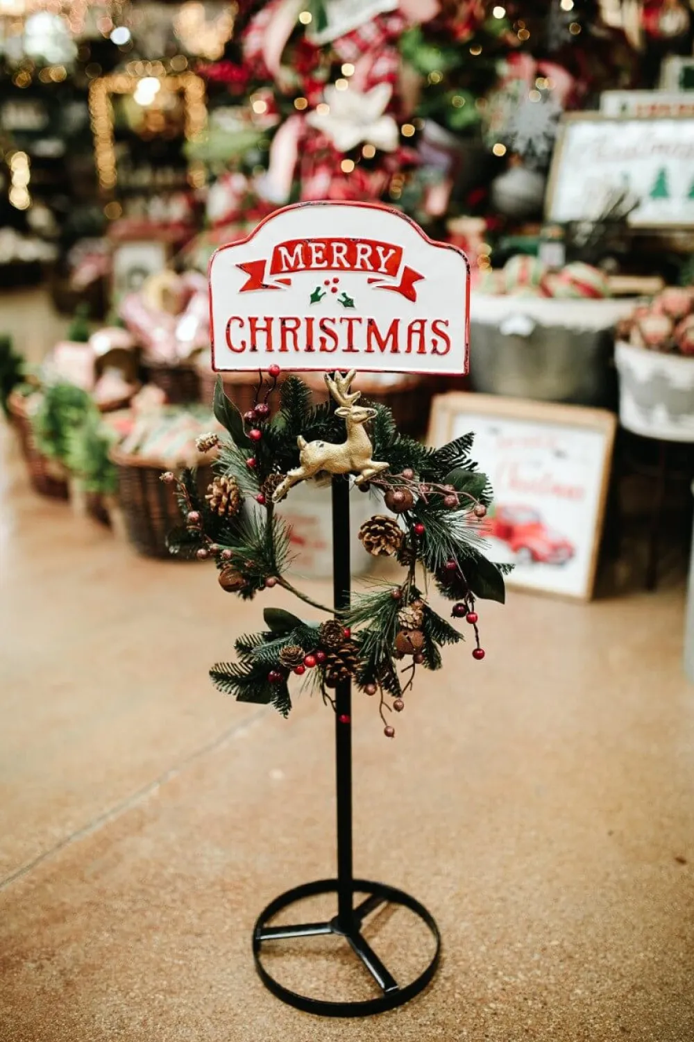 Decorator's Warehouse Merry Christmas Wreath Hanger > Christmas Sale|Christmas Decor